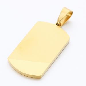 Stainless Steel Gold-plating Pendant - KP116174-HR