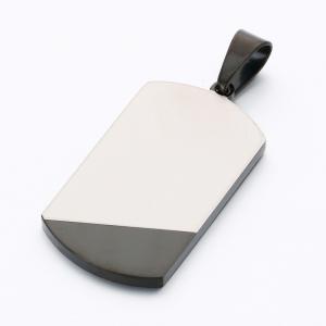 Stainless Steel Black-plating Pendant - KP116175-HR