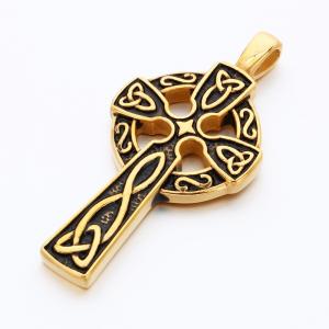 Stainless Steel Gold-plating Pendant - KP116177-HR