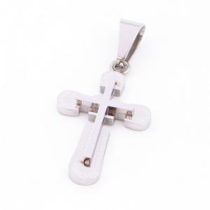 Stainless Steel Cross Pendant - KP116226-HR