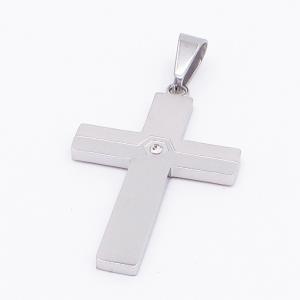 Stainless Steel Cross Pendant - KP116243-HR