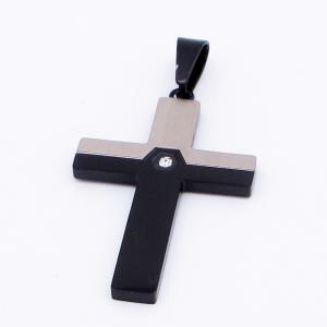 Stainless Steel Cross Pendant - KP116247-HR