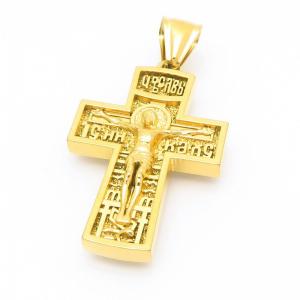 Stainless Steel Cross Pendant - KP116251-TK