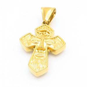 Stainless Steel Cross Pendant - KP116253-TK