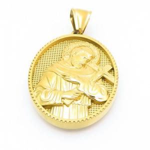 Stainless Steel Gold-plating Pendant - KP116291-TK