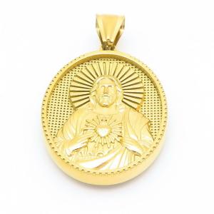 Stainless Steel Gold-plating Pendant - KP116294-TK