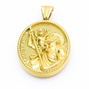 Stainless Steel Gold-plating Pendant - KP116295-TK