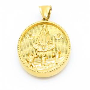 Stainless Steel Gold-plating Pendant - KP116298-TK