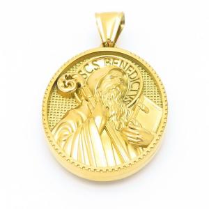 Stainless Steel Gold-plating Pendant - KP116304-TK