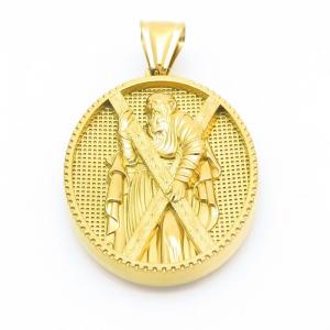 Stainless Steel Gold-plating Pendant - KP116305-TK