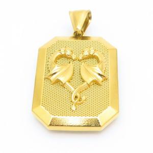 Stainless Steel Gold-plating Pendant - KP116309-TK