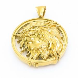 Stainless Steel Gold-plating Pendant - KP116312-TK