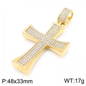 Stainless Steel Cross Pendant - KP116356-MZOZ