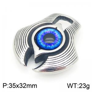 Punk style retro personalized stainless steel creative dark blue magic eye wrench pendant - KP116410-MZOZ