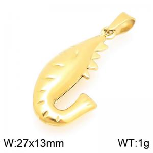 Stainless Steel Pendant Gold Color - KP116775-Z