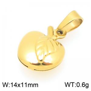 Stainless Steel Pendant Fruit Shape Gold Color - KP116795-Z