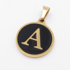 Stainless Steel Letter Pendant - KP116820-ZY