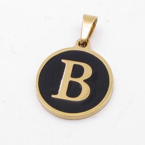 Stainless Steel Letter Pendant - KP116821-ZY