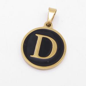 Stainless Steel Letter Pendant - KP116823-ZY