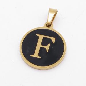 Stainless Steel Letter Pendant - KP116825-ZY