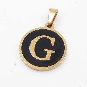 Stainless Steel Letter Pendant - KP116826-ZY