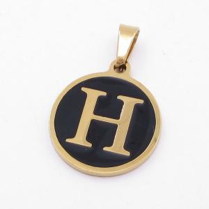 Stainless Steel Letter Pendant - KP116827-ZY