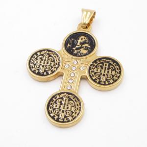 Stainless Steel Cross Pendant - KP116878-ZY