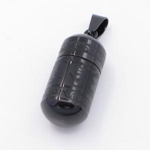 Stainless Steel Black-plating Pendant - KP116897-ZY