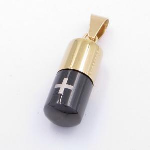 Stainless Steel Black-plating Pendant - KP116902-ZY