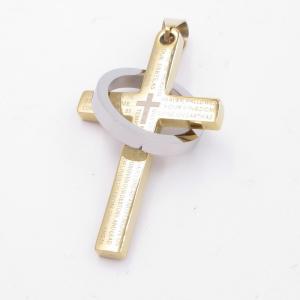 Stainless Steel Cross Pendant - KP116930-ZY