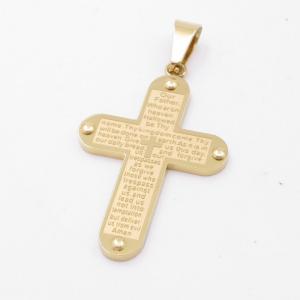 Stainless Steel Cross Pendant - KP116933-ZY
