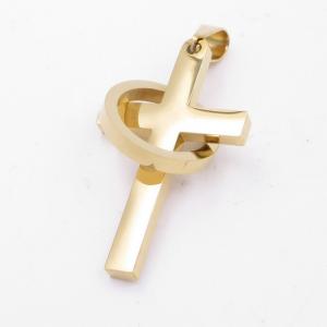 Stainless Steel Cross Pendant - KP116937-ZY