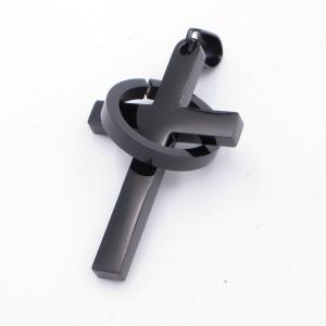 Stainless Steel Cross Pendant - KP116938-ZY