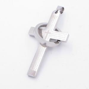 Stainless Steel Cross Pendant - KP116939-ZY