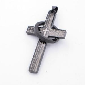 Stainless Steel Cross Pendant - KP116941-ZY
