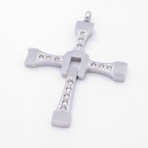 Stainless Steel Cross Pendant - KP116952-ZY