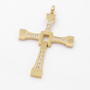 Stainless Steel Cross Pendant - KP116953-ZY