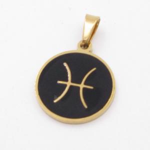Stainless Steel Gold-plating Pendant - KP116968-ZY