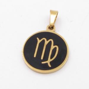 Stainless Steel Gold-plating Pendant - KP116975-ZY
