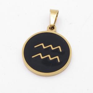 Stainless Steel Gold-plating Pendant - KP116978-ZY