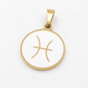 Stainless Steel Gold-plating Pendant - KP116982-ZY