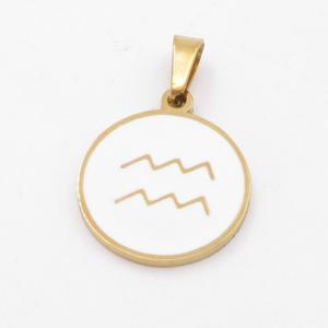 Stainless Steel Gold-plating Pendant - KP116984-ZY