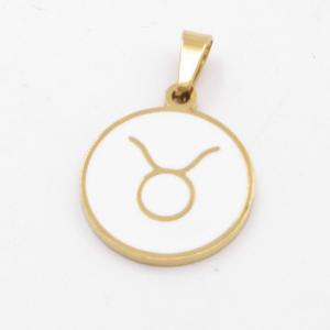 Stainless Steel Gold-plating Pendant - KP116986-ZY