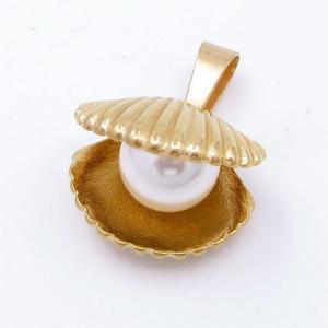 Stainless Steel Gold-plating Pendant - KP117077-HR