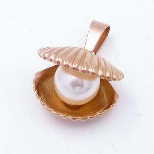 SS Rose Gold-plating Pendant - KP117078-HR