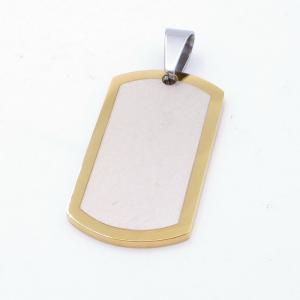 Stainless Steel Gold-plating Pendant - KP117089-HR