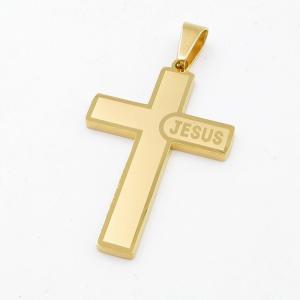 Stainless Steel Cross Pendant - KP117170-HR