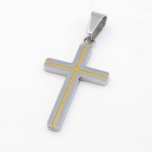 Stainless Steel Cross Pendant - KP117187-HR