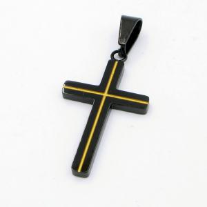 Stainless Steel Cross Pendant - KP117188-HR