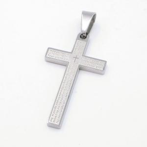 Stainless Steel Cross Pendant - KP117189-HR